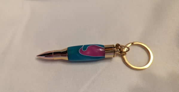 Caribbean Cove Bullet Keychain (Acrylic)